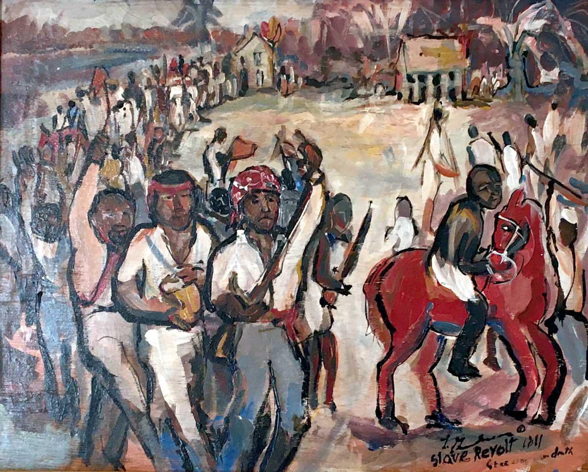 Slave Revolt Painting